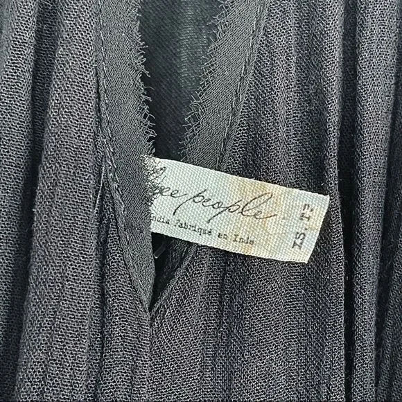 Free People Wicked Spell Dress or Tunic Top Black - Picture 8 of 10
